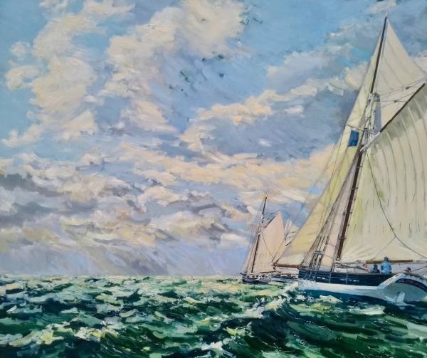 - Oil on Canvas, Painting by Jill Hudson, measuring 100 x 120 cm (H x W) £2100